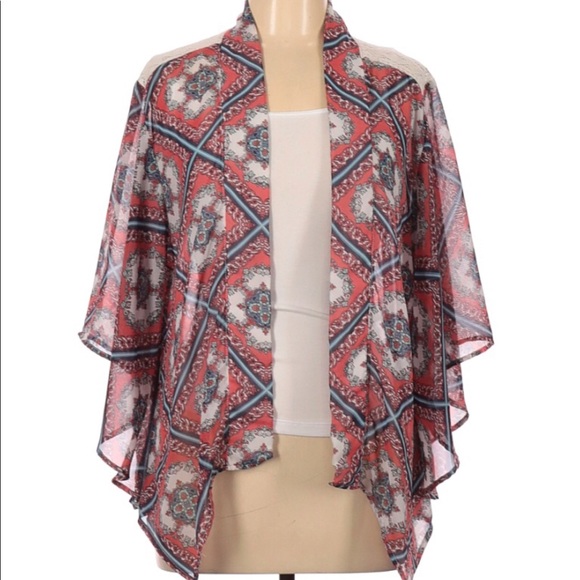 Open Front Kimono - Picture 1 of 8